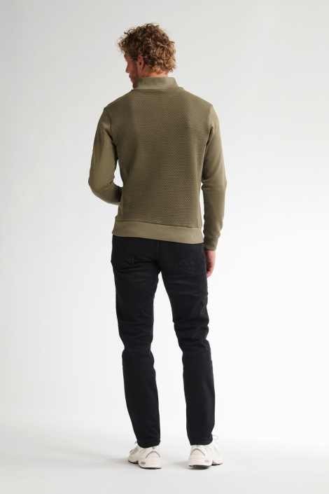 Petrol Industries men sweater collar zip